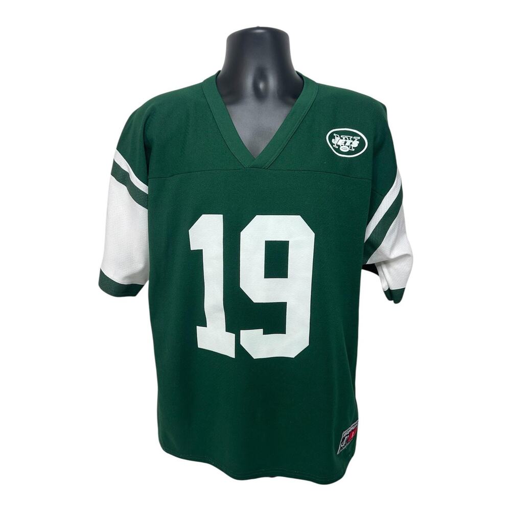 Vintage Keyshawn Johnson New York Jets Jersey Logo Athletic 90's NFL Size Large
